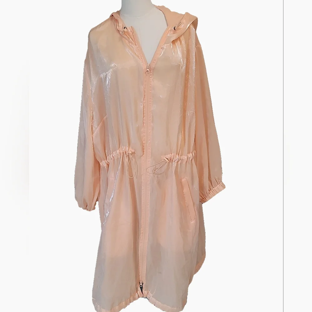 Elegant Pink Robe with‎ Silky Sheen